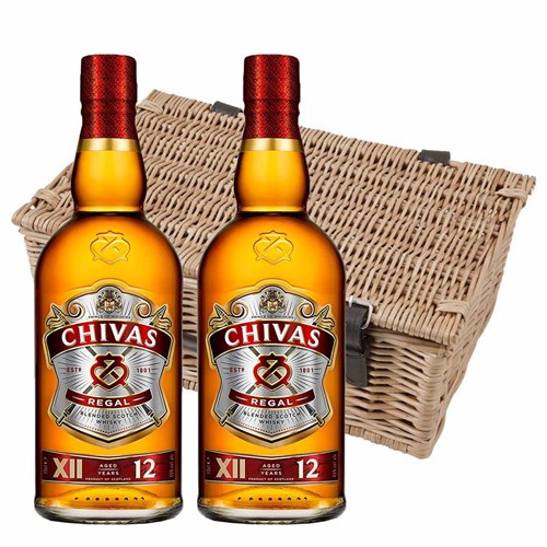 Chivas Regal 12 Blended Scotch Whisky 70cl Twin Hamper (2x70cl)